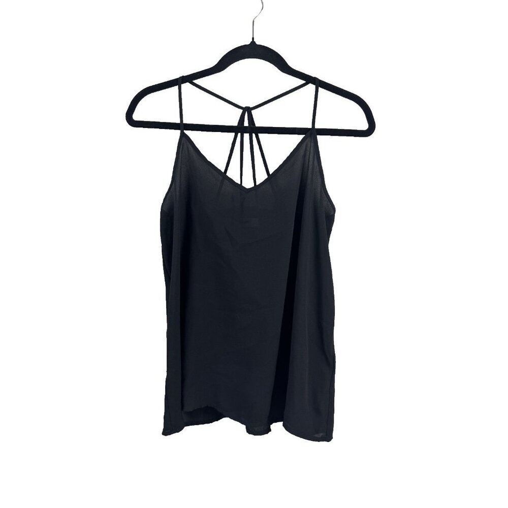Abercrombie & Fitch Womens 90's SZ S Black Strappy Sleeveless Camisole Tank Top - Picture 4 of 9
